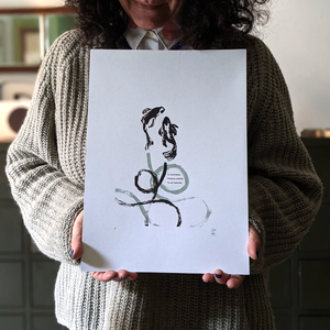 Trittico stampa serigrafica - Cinzia Franceschini illustra "Poetica"